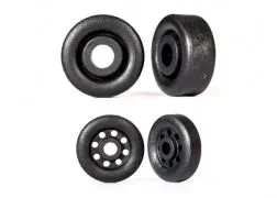 Traxxas Wheels, Wheelie Bar, Black (26Mm (2), 18Mm (2)) 1