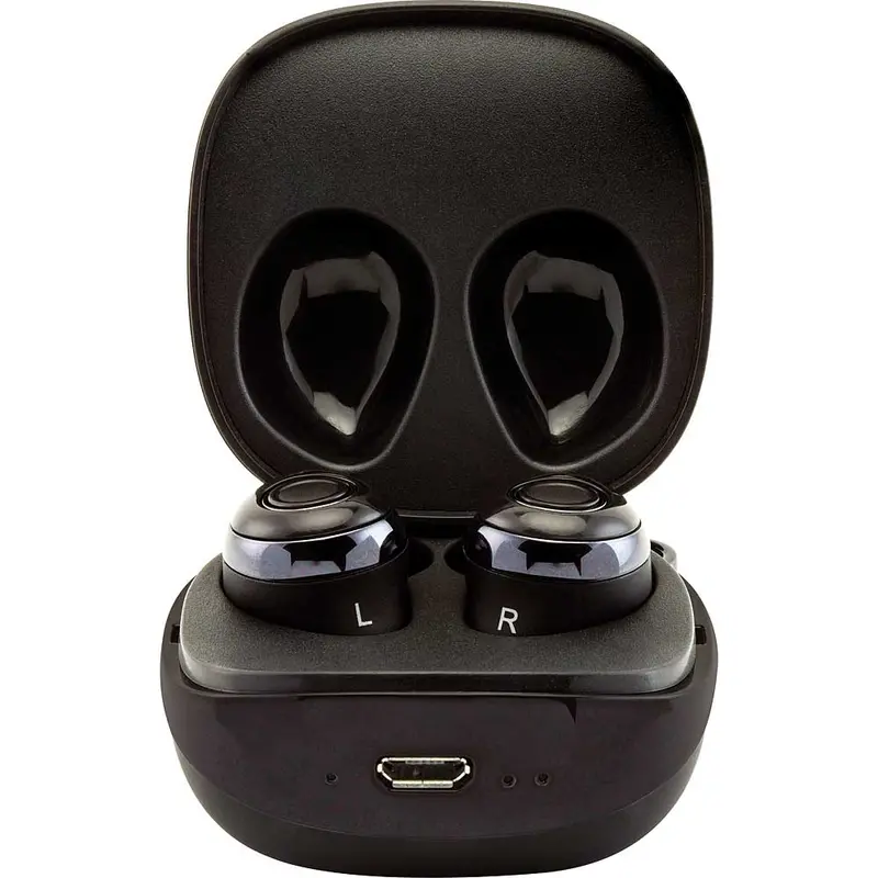 True Wireless Earbuds, Black 1