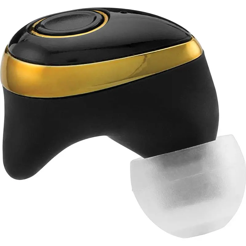 True Wireless Earbuds, Black/Gold 1