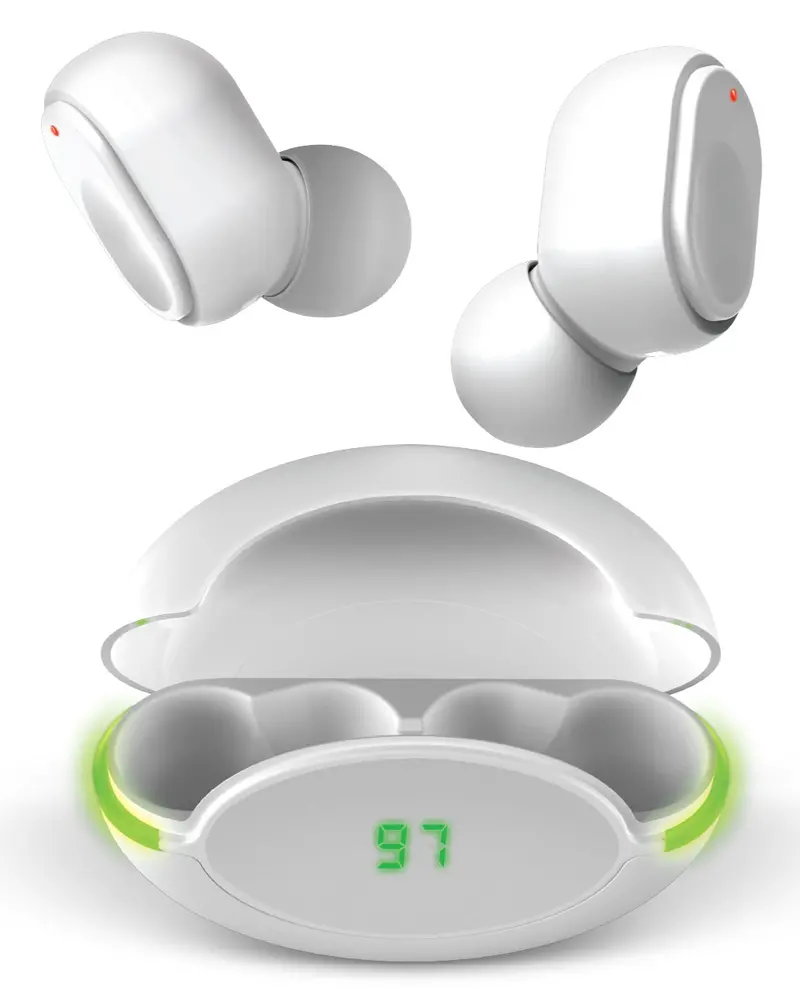 True Wireless Earbuds With Led Ring 1