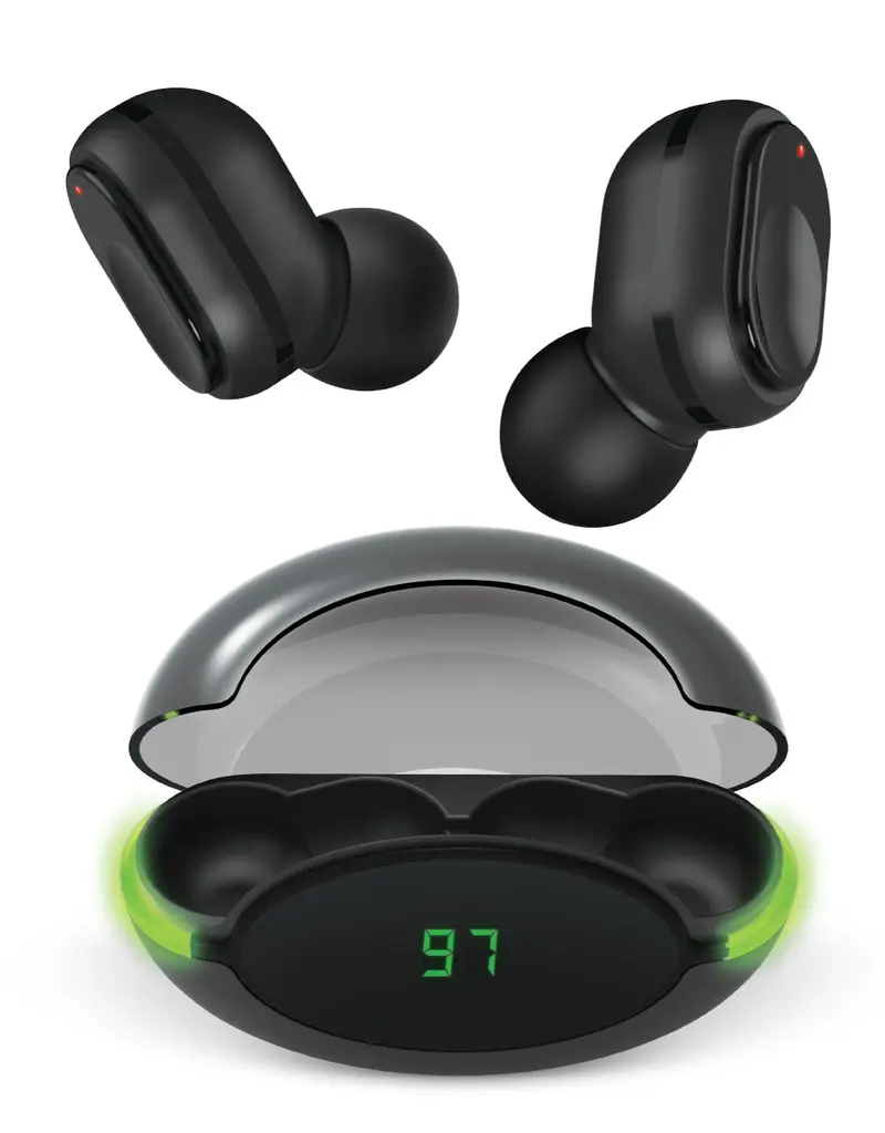 True Wireless Earbuds With Led Ring 1