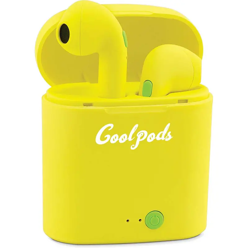 True Wireless Earbuds, Yellow 1
