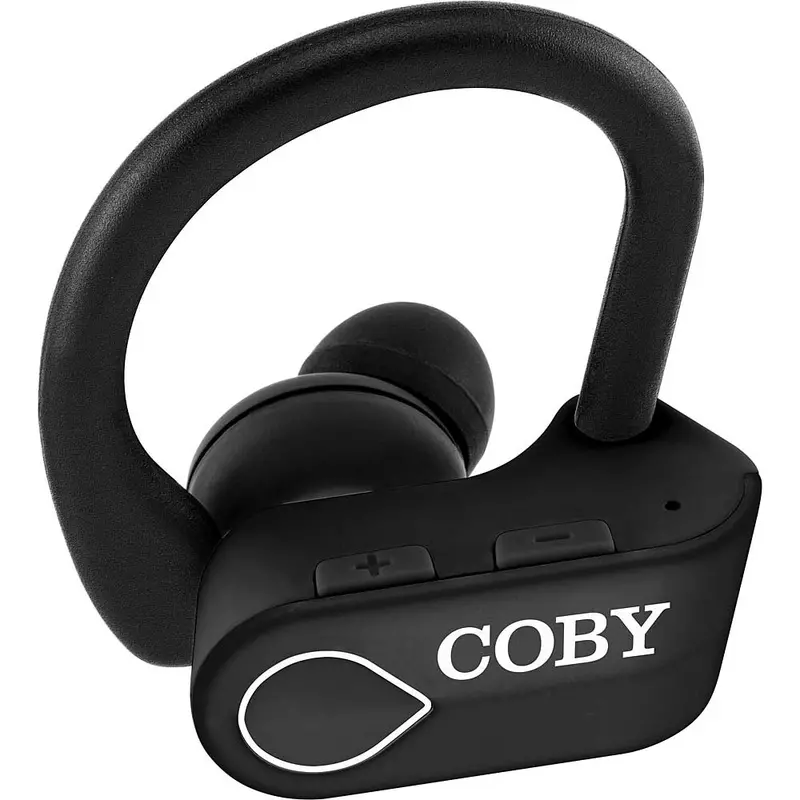 True Wireless Sport Earbuds, Black 1