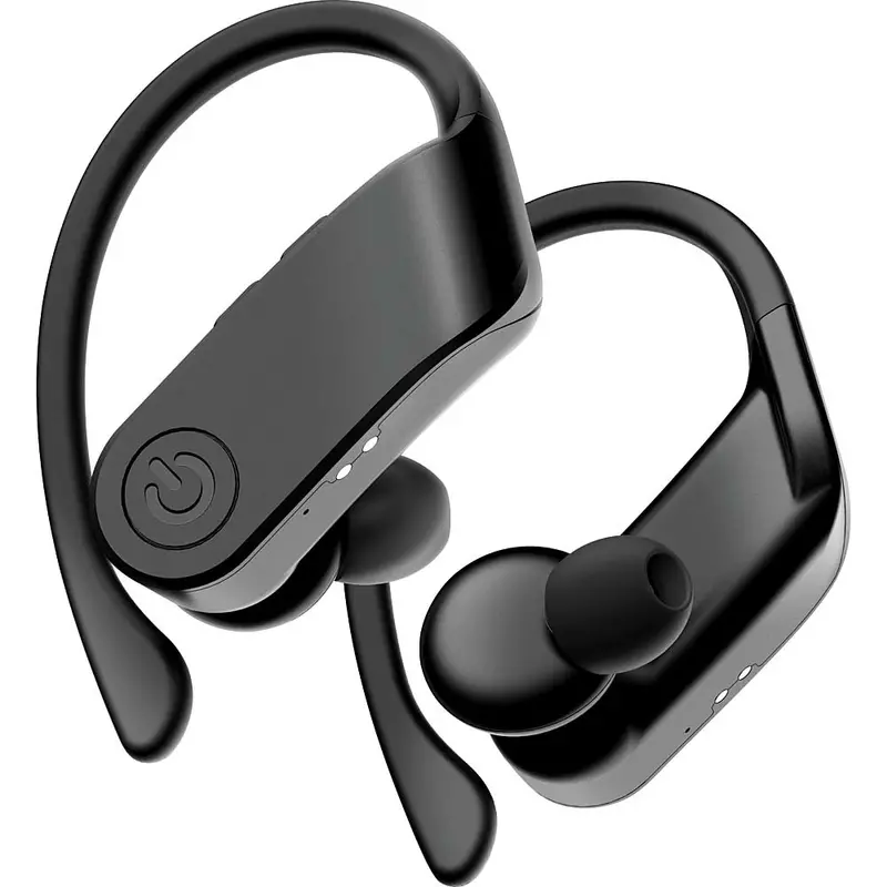 True Wireless Sport Earbuds, Black 1