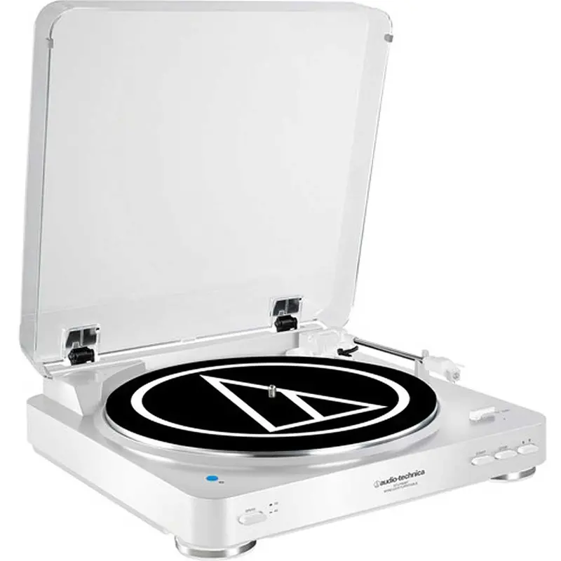 Turntable With Bluetooth, White 1