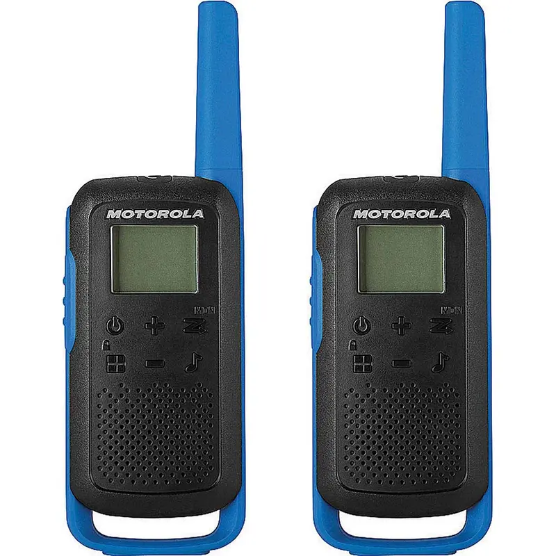 Two-Way Radio Black W/Blue Two-Pack 1