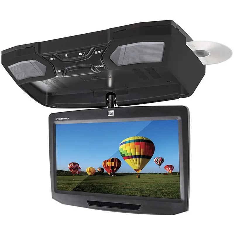 Universal 10.1" Flipdown Monitor W/ Dvd Player 1