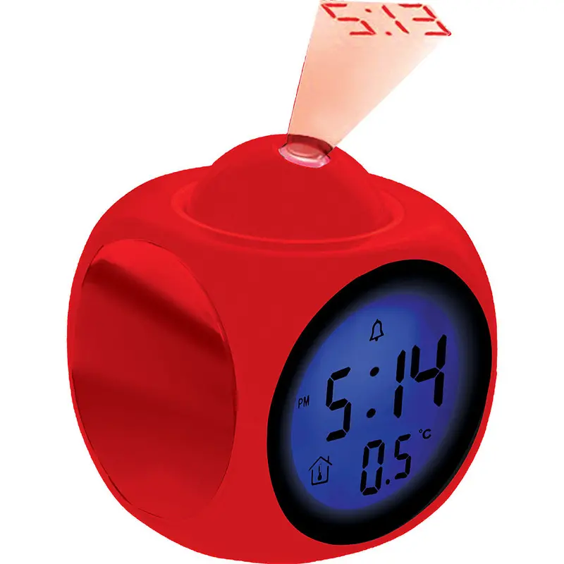 Uprise Alarm Clock, Red 1