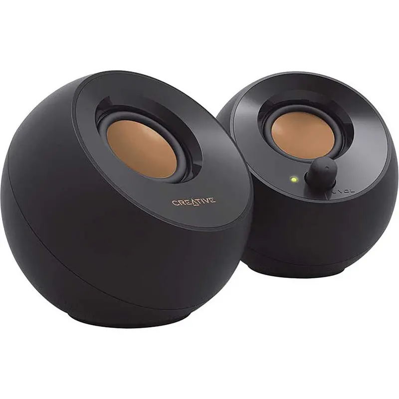 Usb 2.0 Desktop Speakers, Black 1