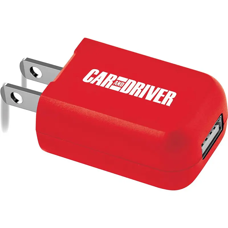 Usb Wall Charger, Red 1