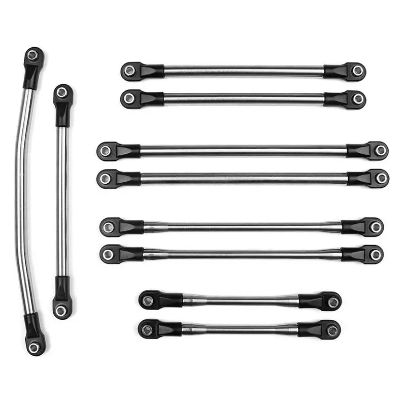 Vanquish Incision 12" 1/4 Steel 10Pc Link Kit: Scx10-Ii 1