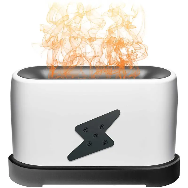 Virtual Frame Humidifier With Aroma Diffuser, White/Grey 1