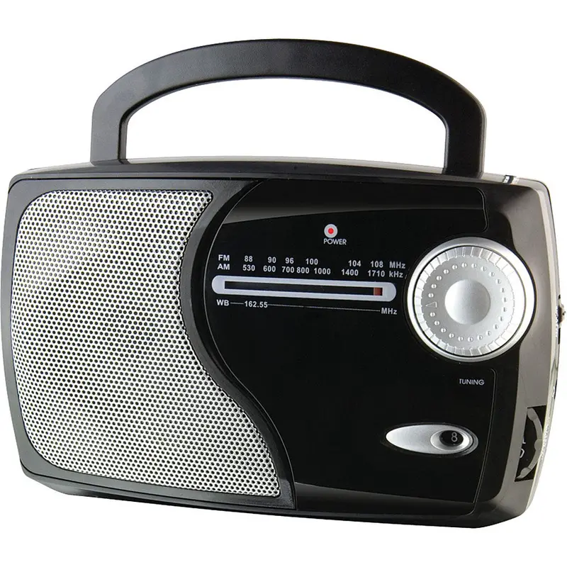Weather And Alert Radio, Black 1