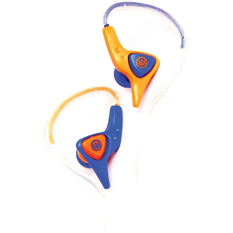 Wi-2001 "Helix" Headphones, Blue/Orange 1