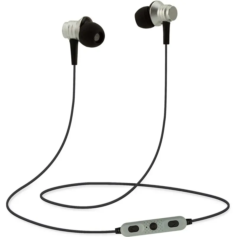 Wireless Bluetooth®  Earbuds, Grey/Silver 1
