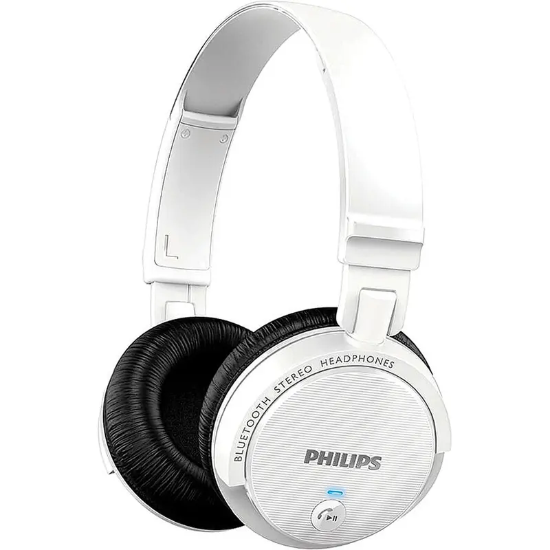 Wireless Bluetooth Headphone, White 1