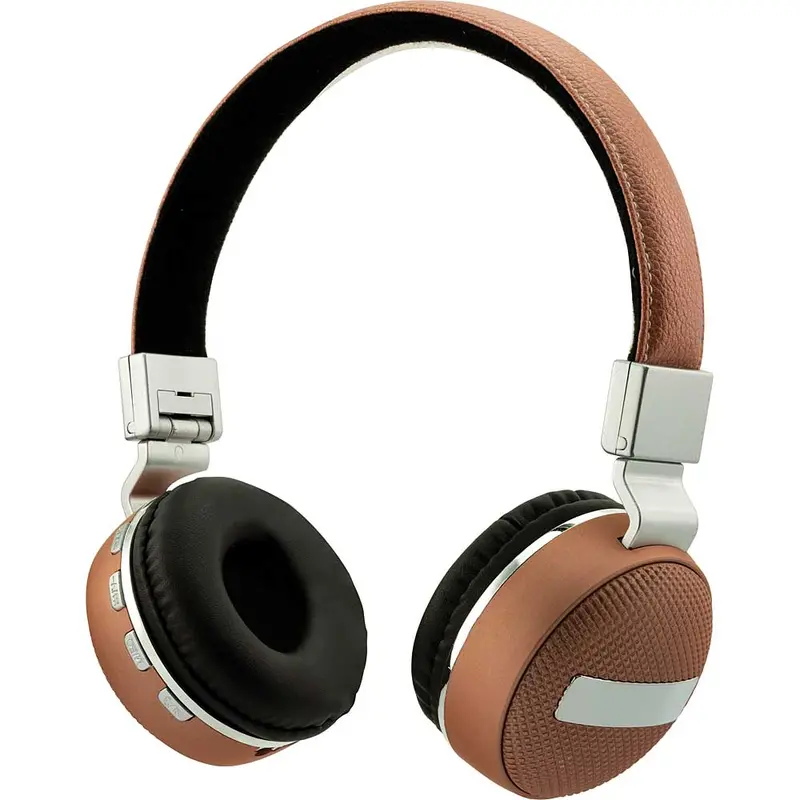 Wireless Folding Stereo Headphones, Rose Gold/Silver 1