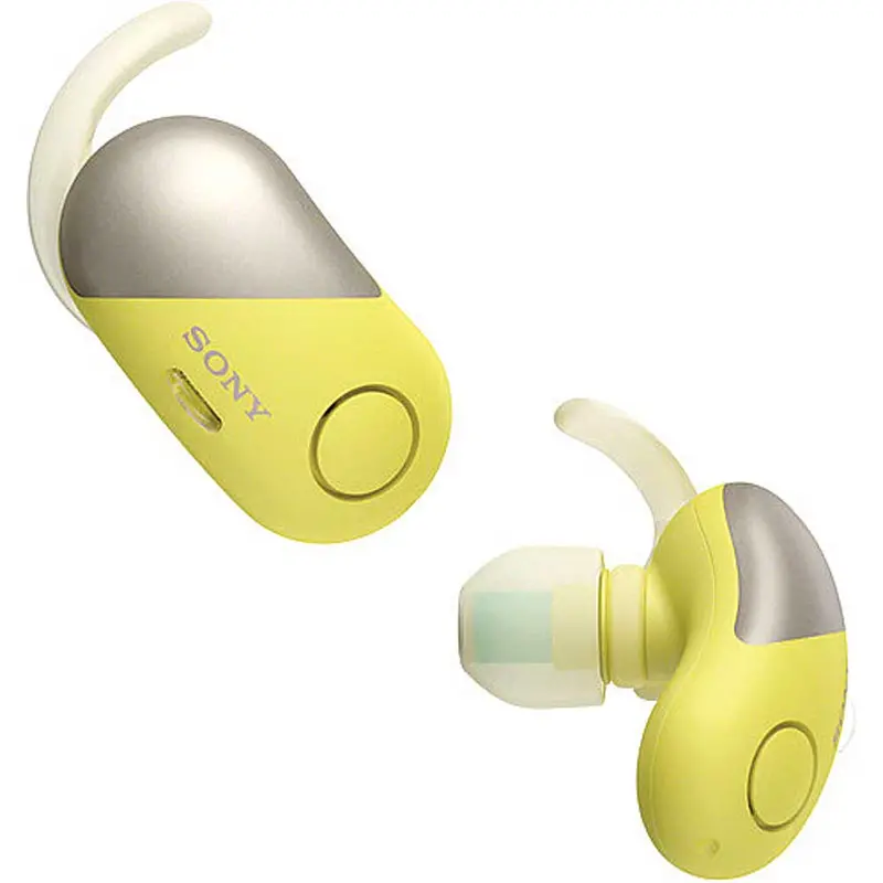 Wireless In-Ear Headphones, Yellow 1