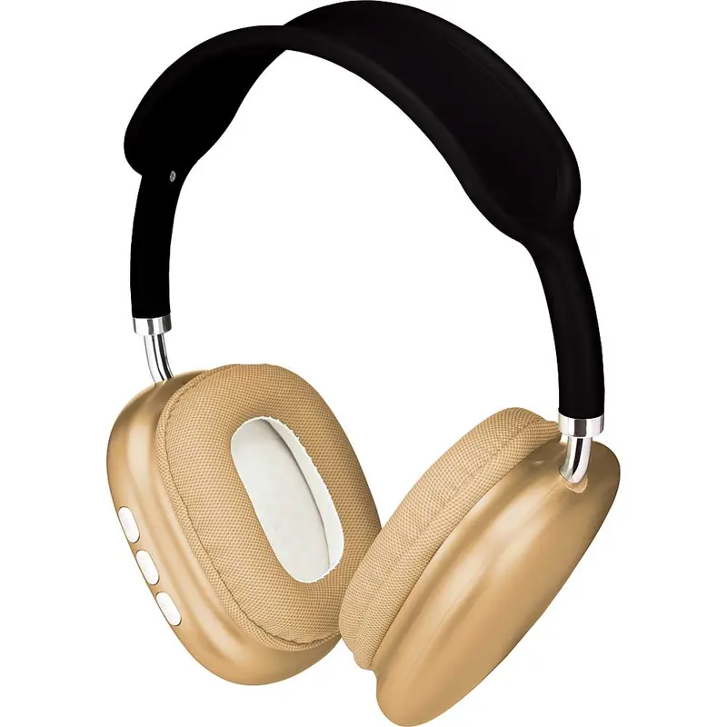 Wireless Metal Folding Headphones, Gold 1