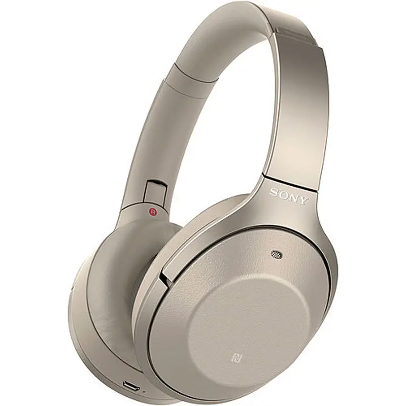 Wireless Noise-Canceling Headphones, Champaign Gold 1