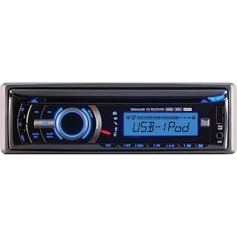 Xdma6438 Single-Din In-Dash Cd Receiver With Ipod Control 1