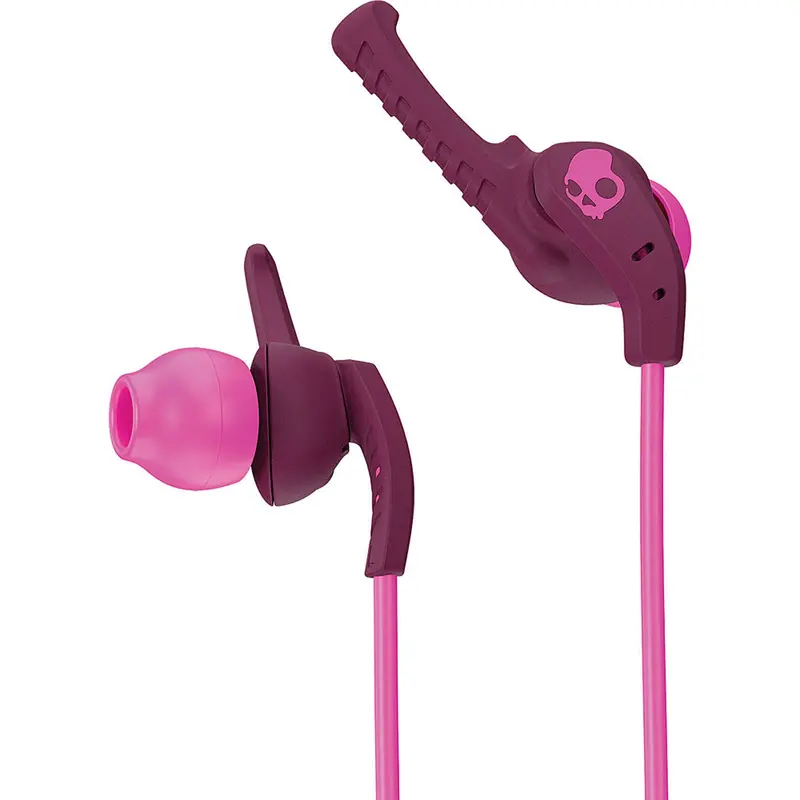Xtplyo In-Ear Sport Earbuds With Mic, Plum/Pink 1