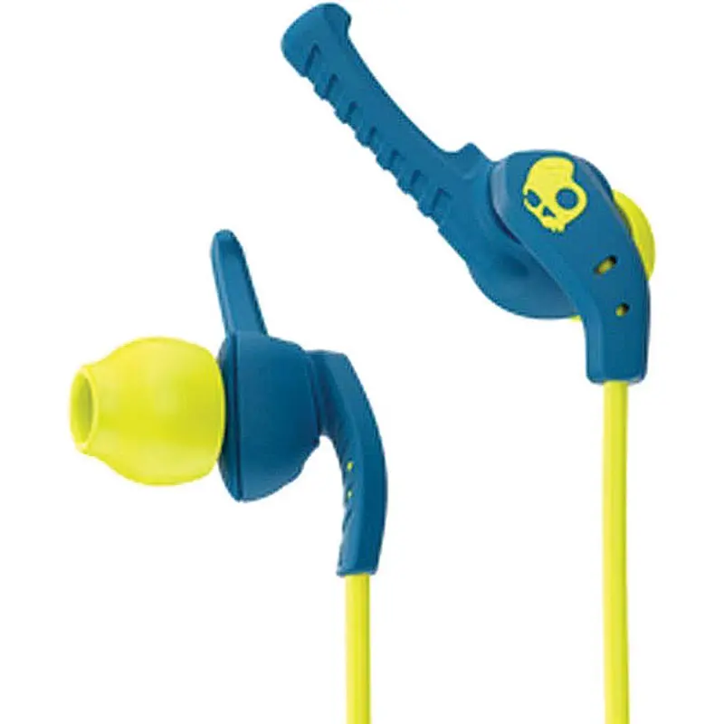 Xtplyo In-Ear Sport Earbuds With Mic, Teal/Acid 1