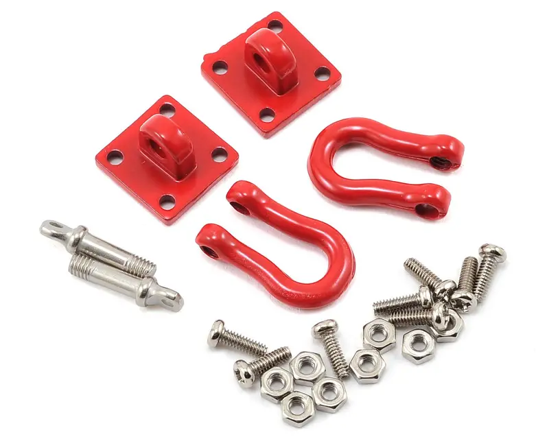 Yeah Racing 1/10 Heavy Duty Shackles W/Mounting Brackets (2) (Assorted Colors) 1