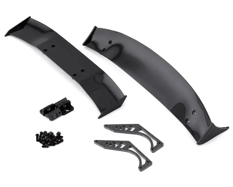 Yeah Racing 1/10 Molded Drift Wings W/Carbon Fiber Mounts (Type B) 1