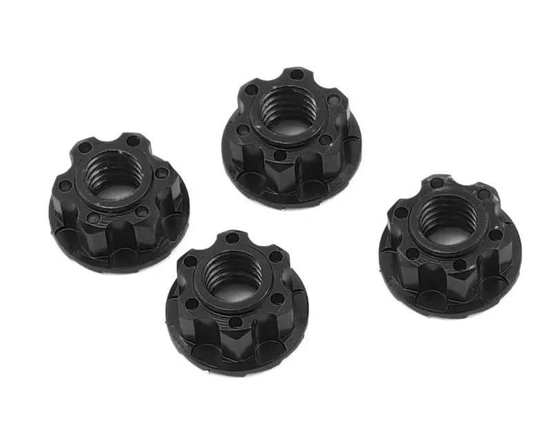 Yeah Racing 4Mm Aluminum Serrated Wheel Lock Nut (4) (Assorted Colors) 1