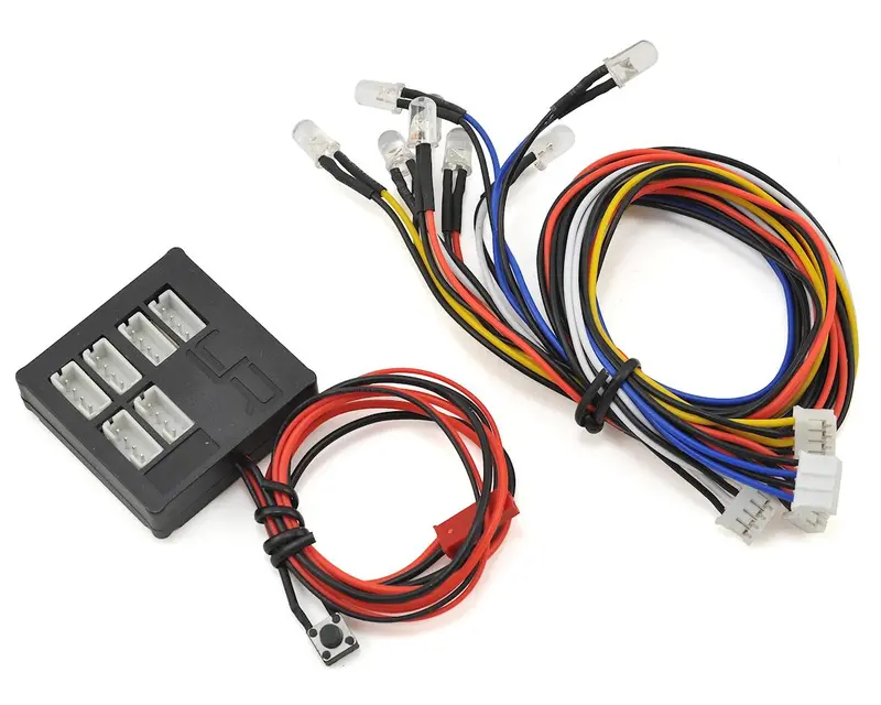 Yeah Racing Dark Drifter 6-Slot Led Light Kit W/Lights 1