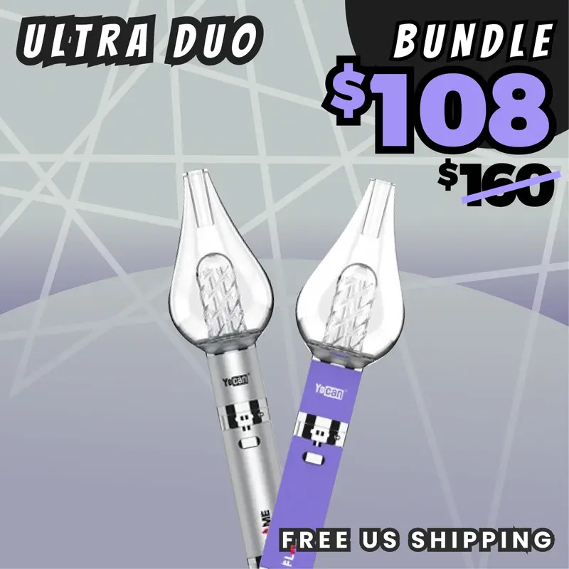 Yocan Flame Duo Bundle - Silver + Purple 1