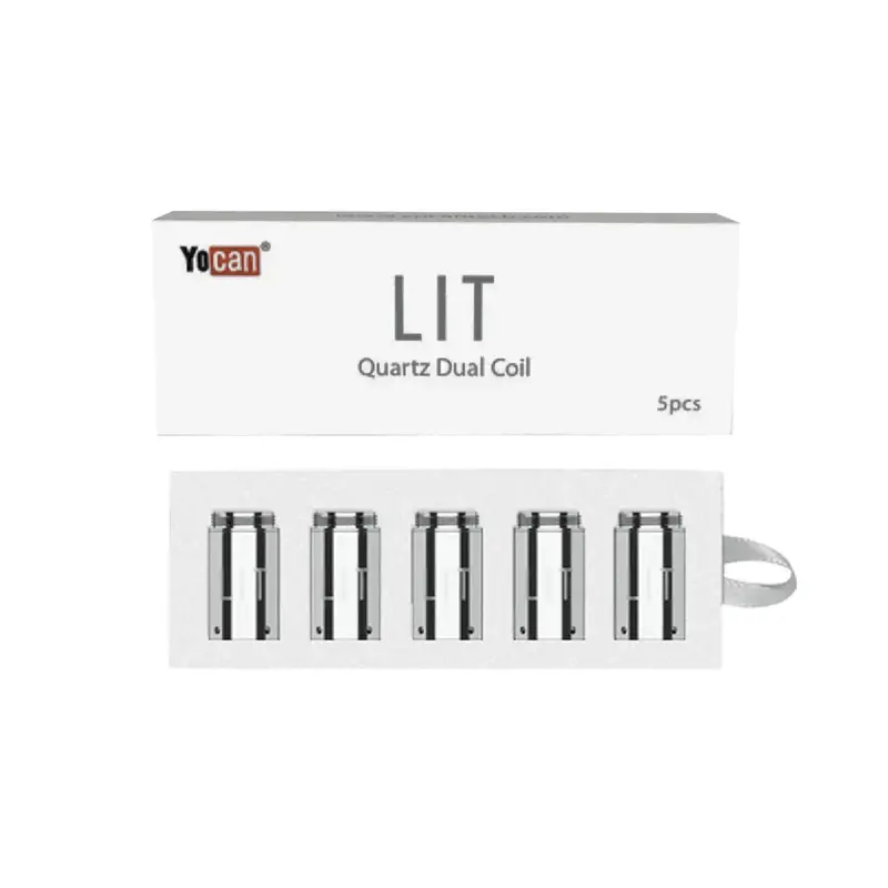Yocan Lit Quartz Dual Coils - 5 Pack 1