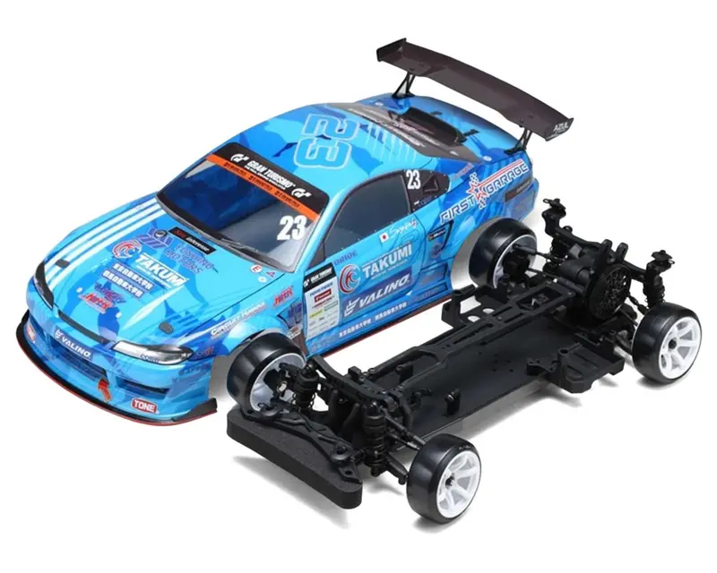 Yokomo Rd2.0 "Rookie Drift" 1/10 Rwd Drift Car Kit (Clear) W/Mercury Sayaka Special S15 Body 1