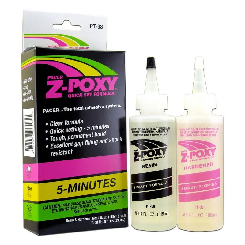 Z-Poxy 5 Minute Epoxy, 8 Oz 1