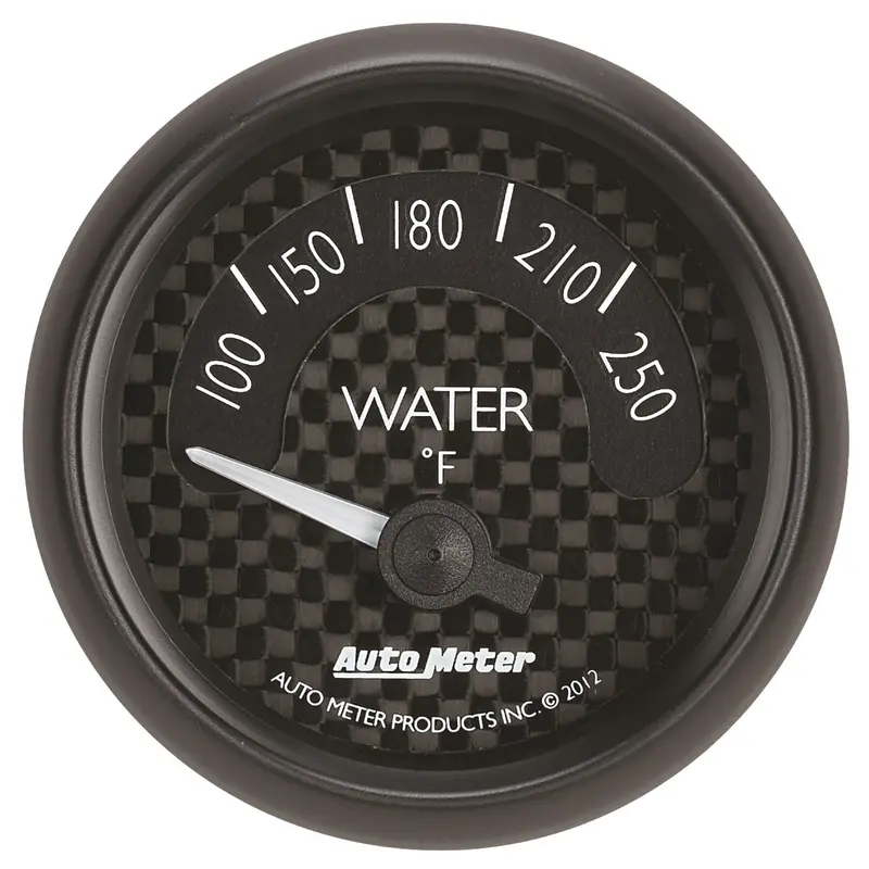 Autometer 2-1/16 Inch Electric Water Temperature Gauge – 250°F Range 1