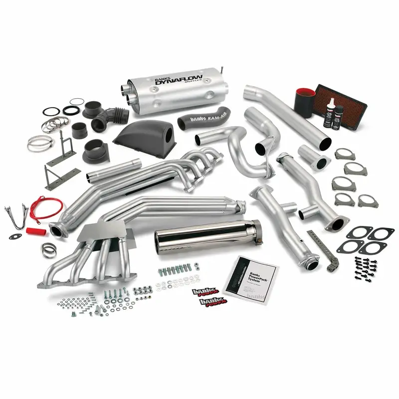 Banks Powerpack System For Gm 8.1L Motorhomes – 2005–2010, L-Exit Configuration (49562) 1