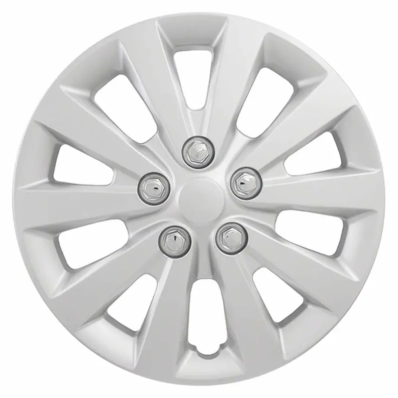 Coast To Coast Iwc52116S 16-Inch 10-Spoke Silver Plastic Wheel Set (4-Pack) 1