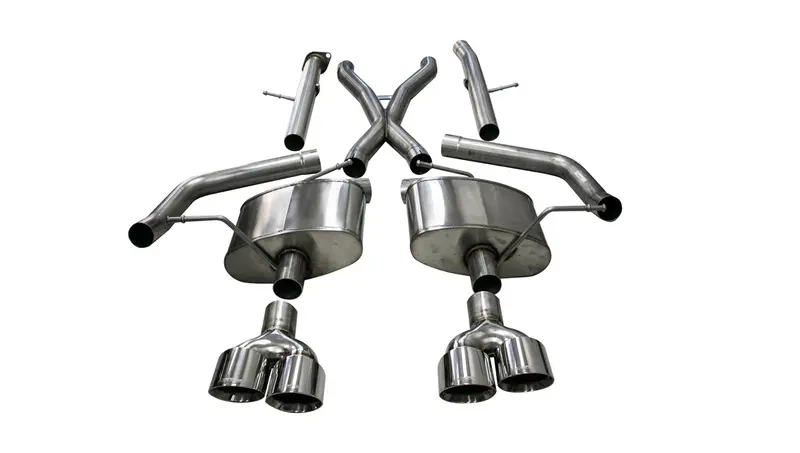 Corsa Performance Xtreme Cat-Back Exhaust System – Dual Rear Exit, 2.75" Tubing, Polished 4.5" Tips For 2018–2020 Jeep Grand Cherokee 1