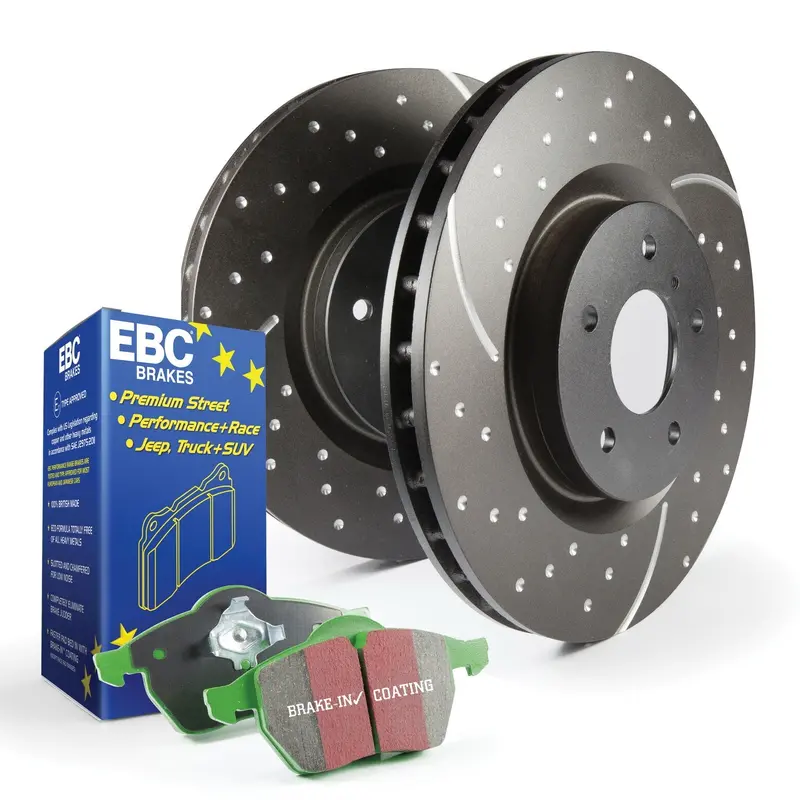 Ebc Greenstuff S10 Brake Kit – Includes Pads And Gd-Series Rotors For Enhanced Stopping Power 1