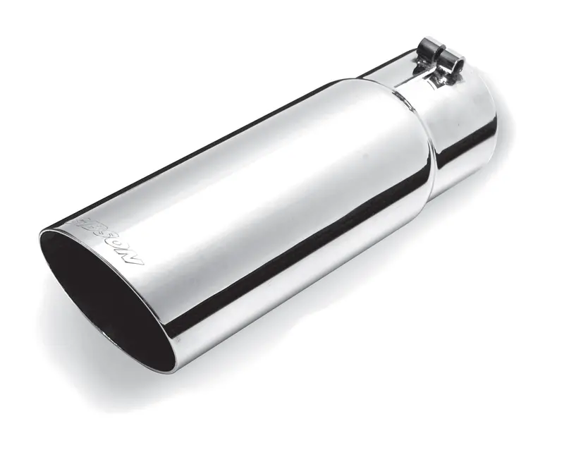 Gibson Stainless Steel Angle-Cut Exhaust Tip – Single-Wall Design, 500396 Model 1