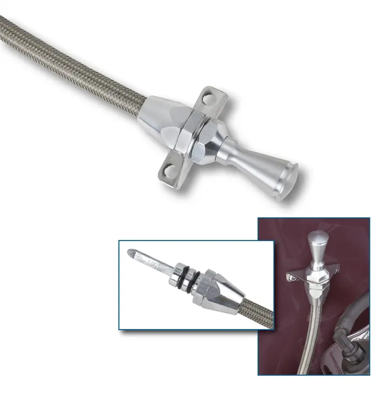 Lokar Td-345Rfefm High-Tech Flexible Braided Transmission Dipstick – For Chrysler Rfe Transmissions 1