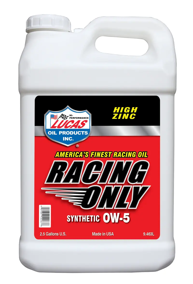 Lucas Oil 10283 Synthetic Racing Motor Oil – Sae 0W-5 1