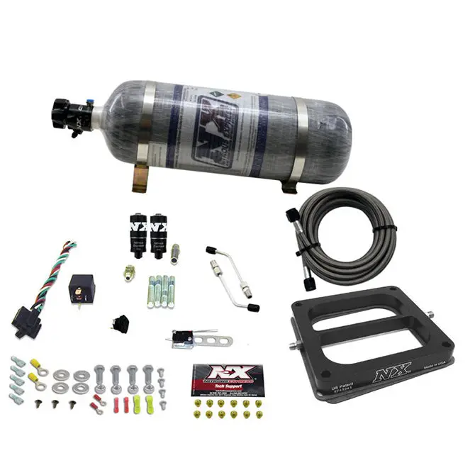 Nitrous Express 40071-12 Dominator Hitman Plus Nitrous System — Adjustable 50–200 Hp, Includes Composite Bottle 1
