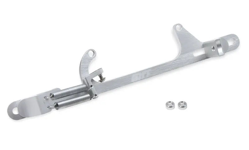 Quick Fuel Technology 49-136Qft Throttle Cable Bracket For 4500-Series Carburetors (Ford-Compatible, Clear Finish) 1