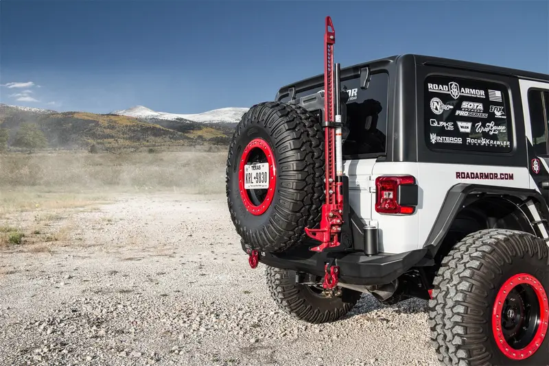 Road Armor Stealth Tire Carrier – Heavy-Duty Rear Mount Assembly, Model 518Rtc8Rmb 1