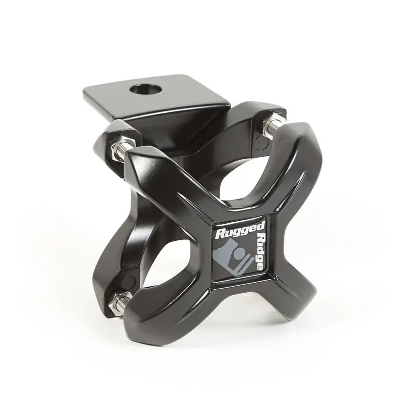 Rugged Ridge 11031.01 X-Clamp Universal Light Mount Bracket – Black, Fits 1.25" To 2" Round Bars 1