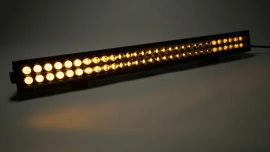 Southern Truck 30-Inch Dual-Row Led Light Bar – Amber/White Combo, 72W, 10,800 Lumens 1