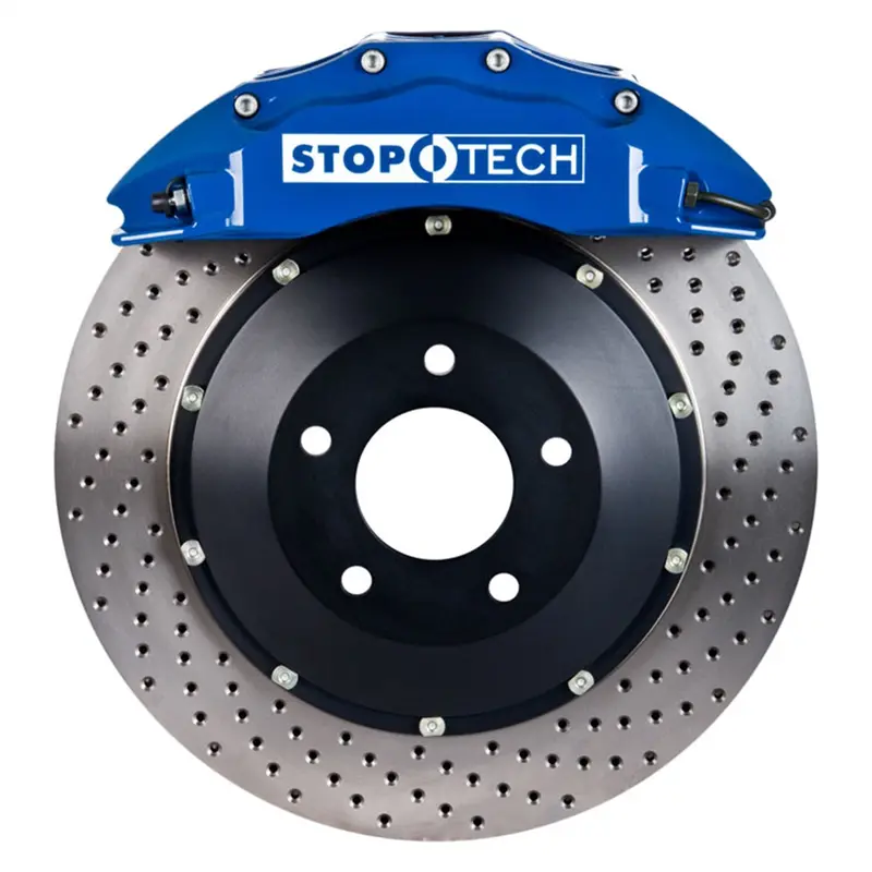 Stoptech Big Brake Kit – Front, Two-Piece Slotted Rotors (83.781.6C00.22) 1